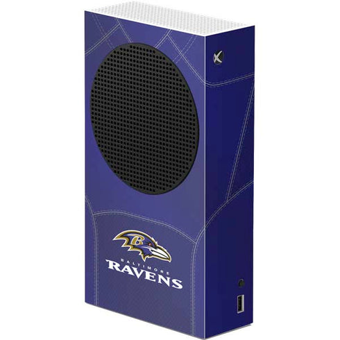 NFL Baltimore Ravens Team Jersey Xbox Series S Console Skin